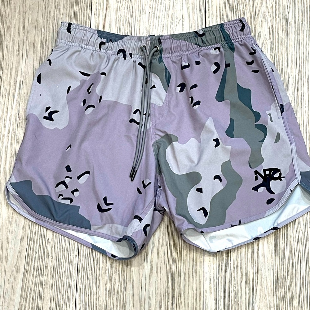 NFQ Cement Chocolate-Chip Training Shorts